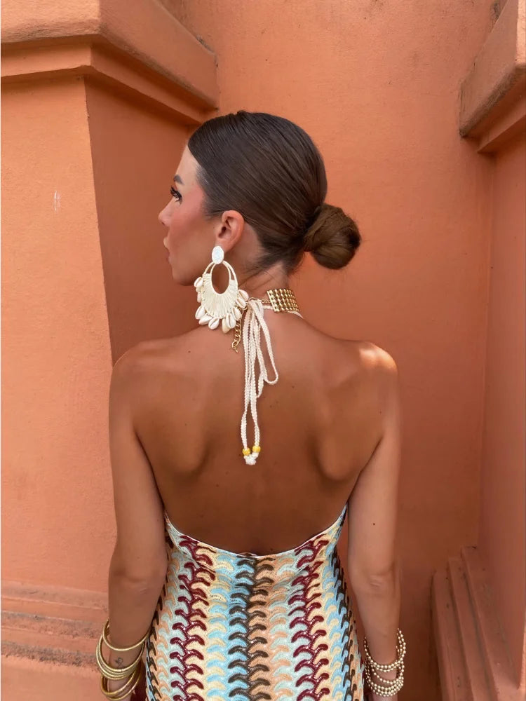 vestido de crochet cloé