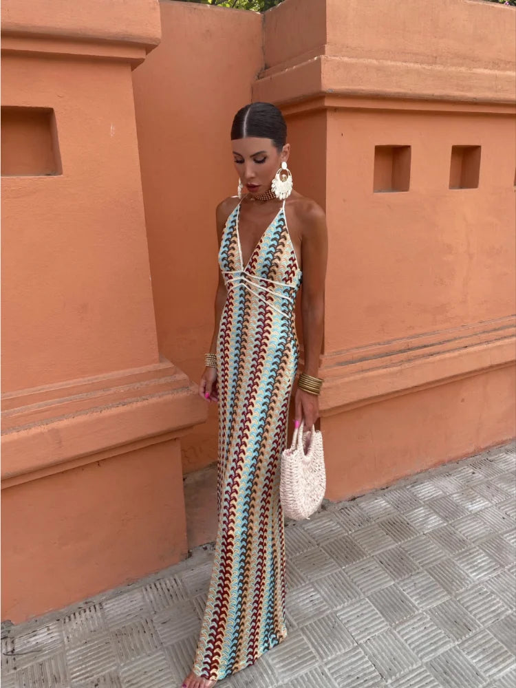 vestido de crochet cloé