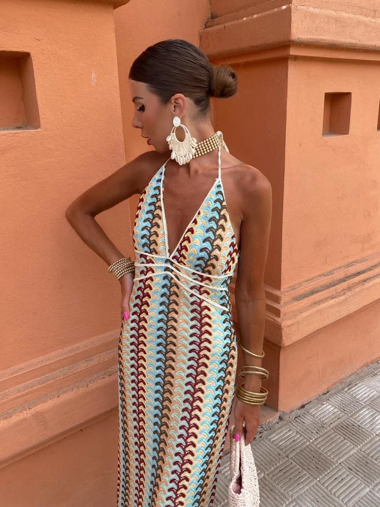 vestido de crochet cloé