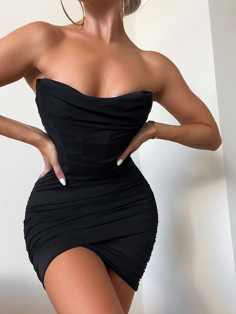 vestido de noche negro