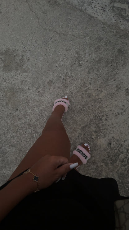 Barbie flip flops