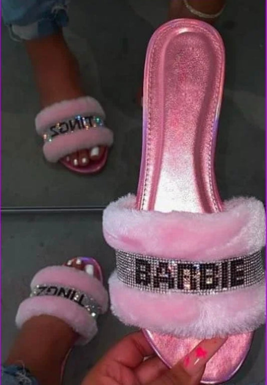 Barbie flip flops