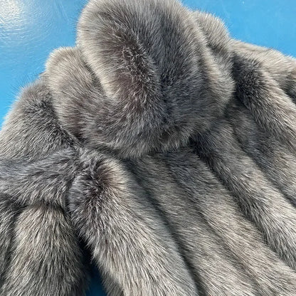 nina faux fur jacket